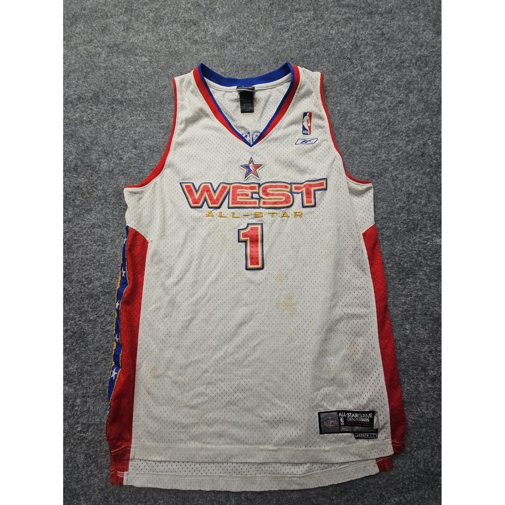 Reebok 2005 NBA West All Star Houston Rockets Tracy McGrady Jersey Size Large